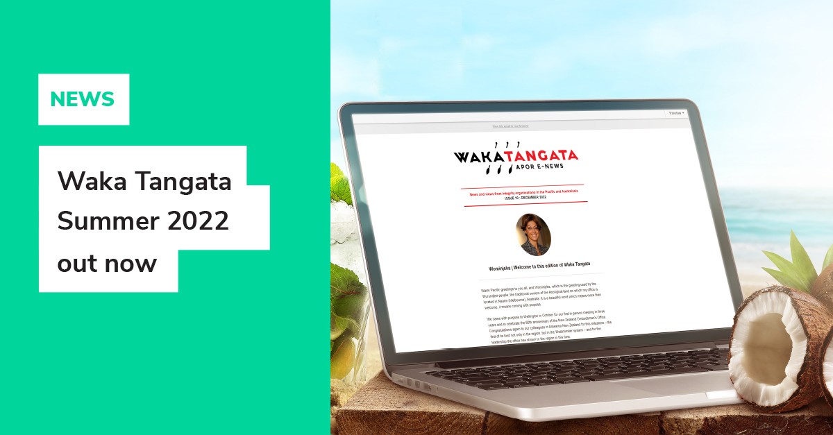 Waka Tangata: APOR E-news (December 2022) - Vimarsana News